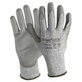Wells Lamont Ind L Prod FlexTech Coated Gloves, HPPE Shell, PU Palm, SZ XS, 12PK Y9275XS